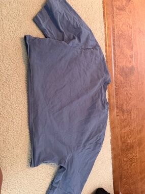 Gymshark Slate Crewneck Tee in Dusty Blue-Gray